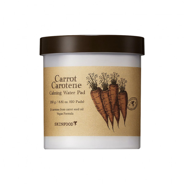 [SKINFOOD] Carrot Carotene Calming Water Pad - 1pack (60pcs)