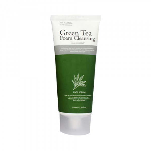 [3W CLINIC] Foam Cleansing - 100ml #Green Tea