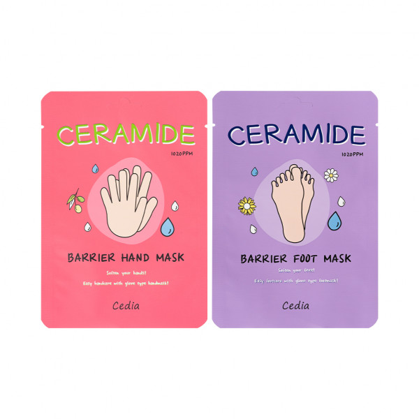 [CEDIA] Ceramide Barrier Mask - 1pcs (Hand & Foot)