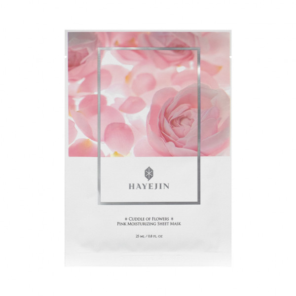 [HAYEJIN] Pink MoisturizingSheet Mask (Cuddle Of Flowers ) - 5pcs