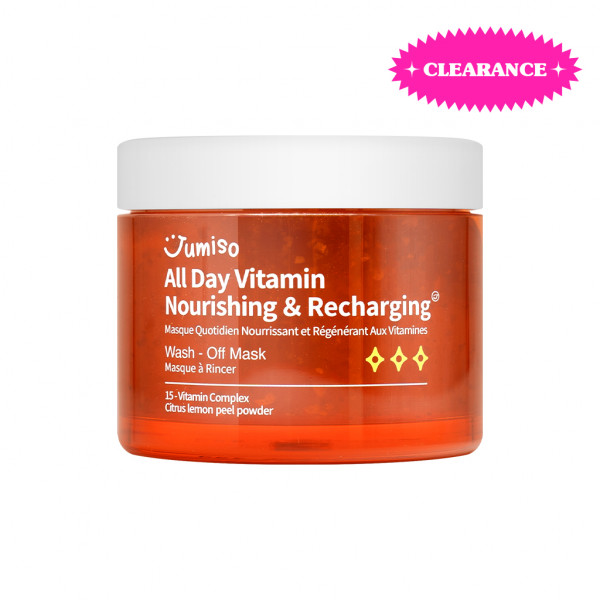 [JUMISO] All Day Vtiamin Nourishing & Recharging Wash Off Mask - 100ml (EXP 2024-11-29)