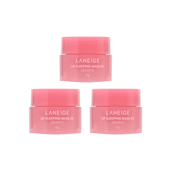 [LANEIGE_Sample] Lip Sleeping Mask Ex Samples - 3g x 3ea No.Berry