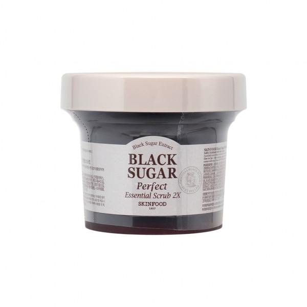 [SKINFOOD] Black Sugar Perfect Essential Scrub 2X - 210g 